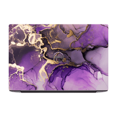 Dell XPS 17 (9700/9710/9720/9730) Print Printed Custom SIGNATURE AGATE GEODE Purple-Gold Skin Wrap Sticker Decal Cover Protector by QSKINZ | qskinz.com