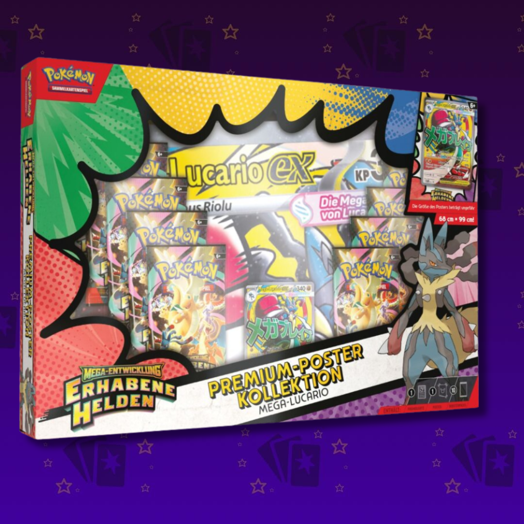 Erhabene Helden Premium Poster Kollektion Mega Lucario