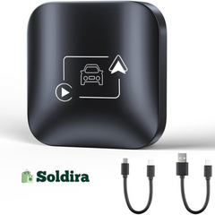 Adaptateur Sans Fil 2-en-1 CarPlay & Android Auto – Transformez votre connexion filaire en expérience sans fil
