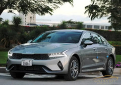 Dubai Airport Transfer - With Kia K5 2023 - Golden Key Rent Car LLC