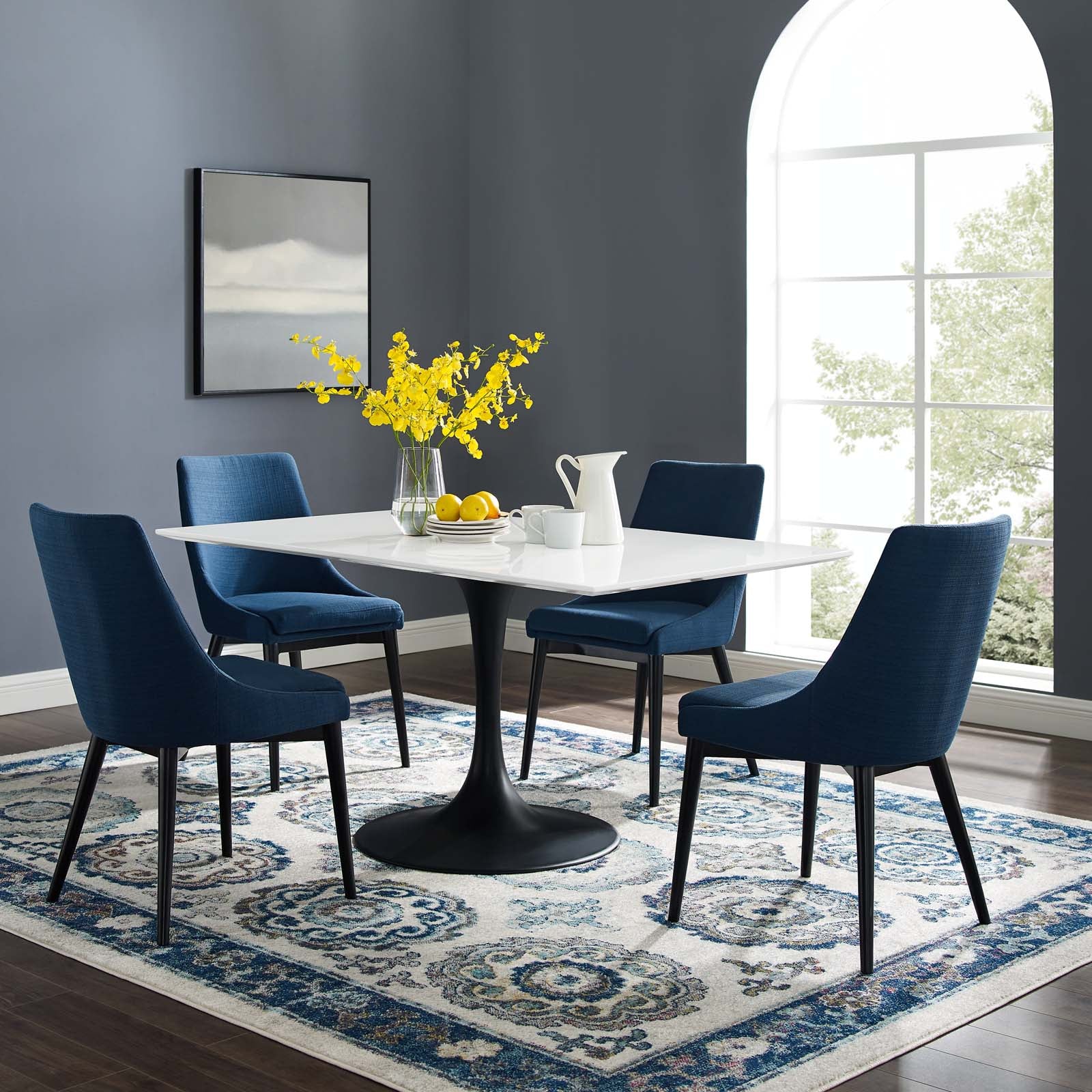 Modway Lippa 60" Rectangle Wood Dining Table | Dining Tables | Modishstore