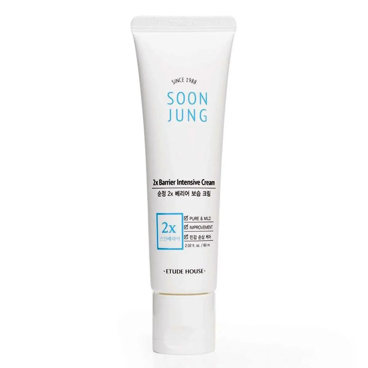 Soon Jung 2x Barrier Intensive Cream 60mL Etude House
