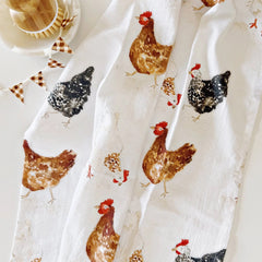 Chicken Tea Towel - By Emily Lex