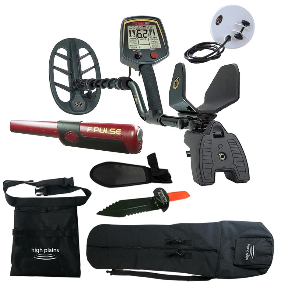 Fisher F75 Special Edition Metal Detector, F-Pulse Pin Pointer, 5" coil and Free Gear