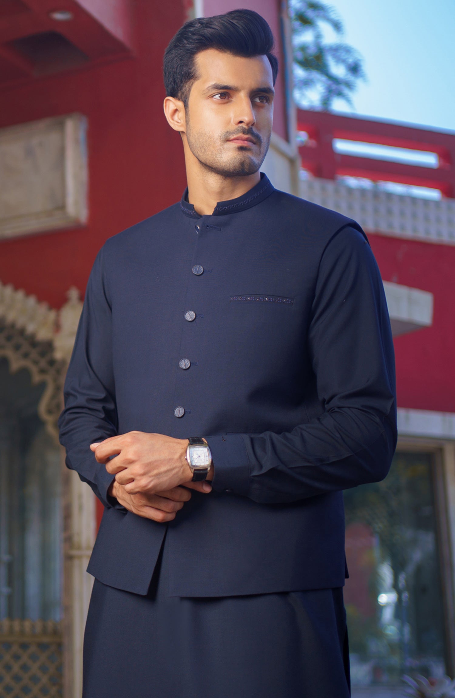 Classic Embroidered Waistcoat
