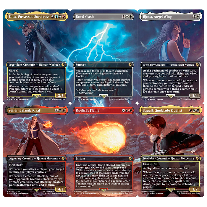 mtg ff scene cards Magic: The Gathering Final Fantasy Scene Box (Styles May Vary)