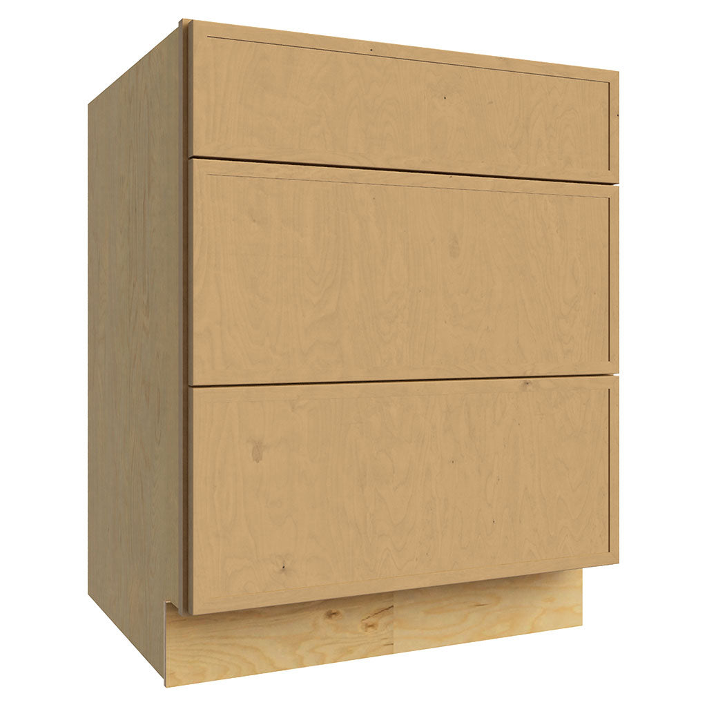 DB27 ( 3 DRAWER BASE - 27"W X 34-1/2"H X 24"D )