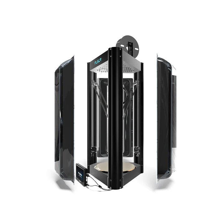 An Enclosure for FLSUN V400 3D Printer with an open door.