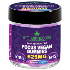 CBD Vegan Gummies 625mg Focus