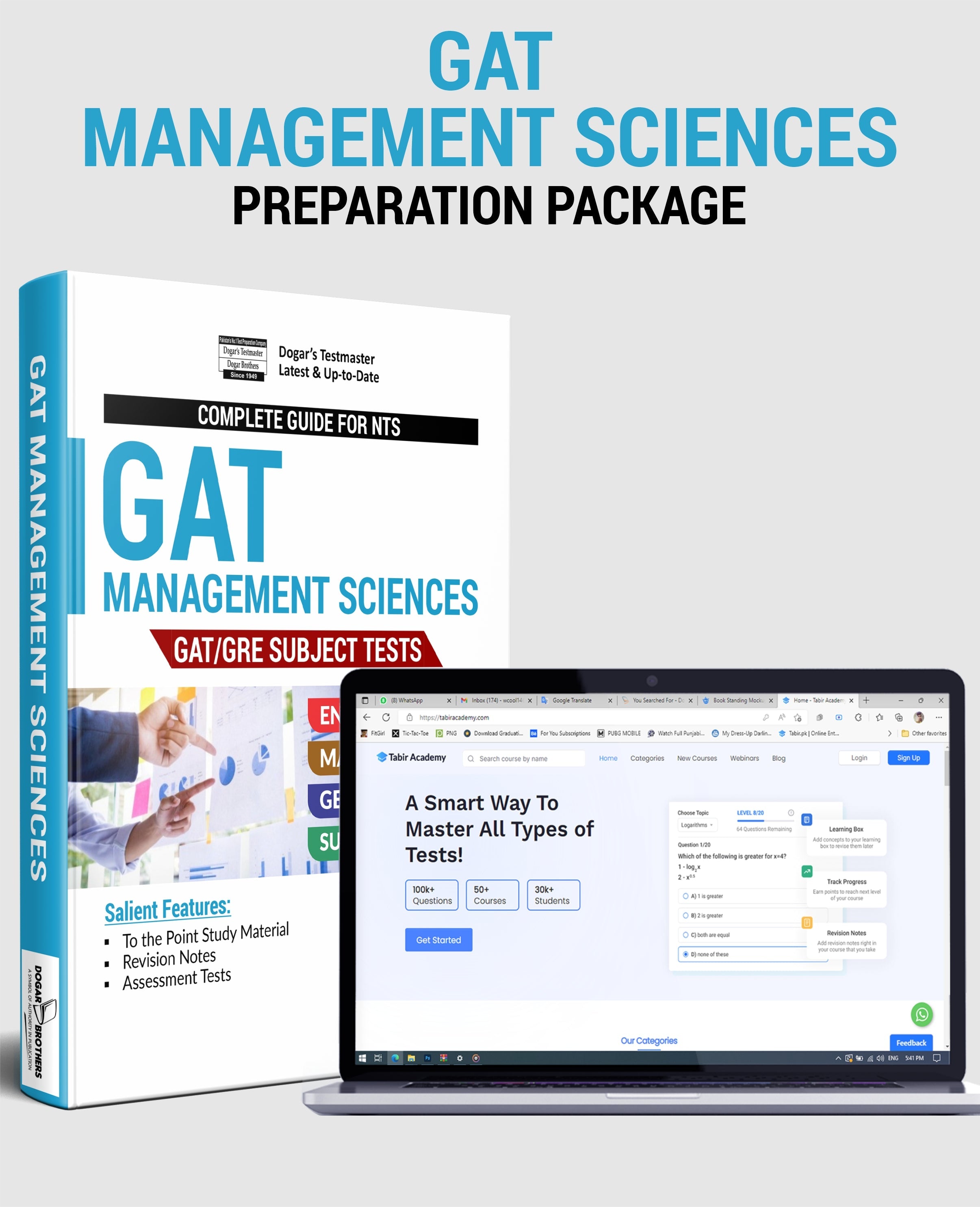 GAT Management Sciences Guide by Dogar Brothers - dogarbooks