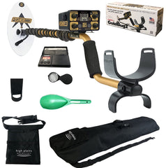 Fisher Gold Bug 2 Metal Detector, 6.5" Elliptical Search Coil with Gear and Carry Bag
