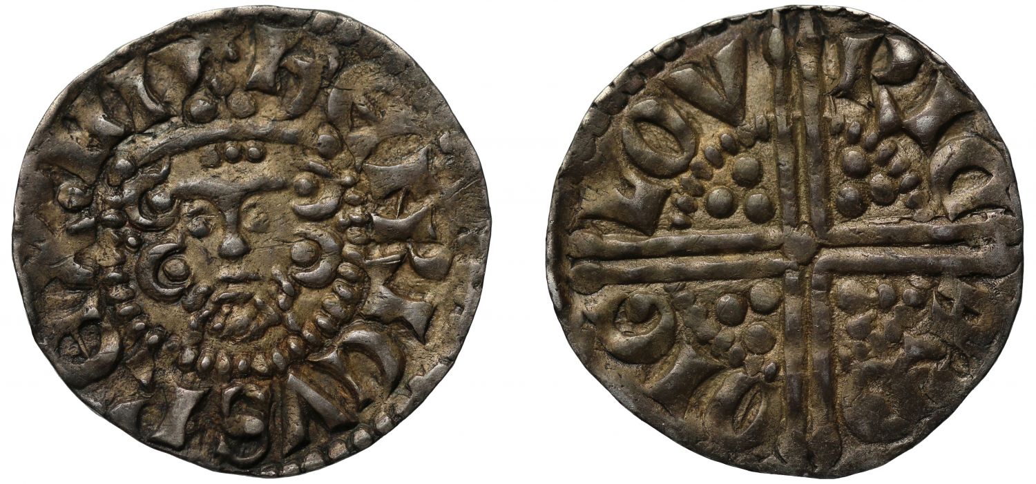 Henry III Penny, Long cross type 3c, Gloucester, Ricard, ex Brussels Hoard and English Doctor