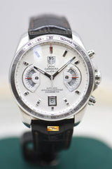 TAG HEUER GRAND CARRERA CHRONOGRAPH 43mm STEEL CALIBRE 17 AUTOMATIC CAV511B (MINT)