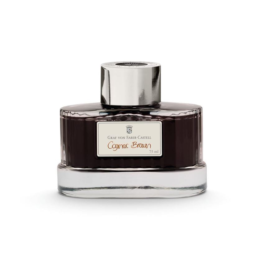 FRASCO TINTA GRAF VON FABER CASTELL 75 ML MARRON COGNAC