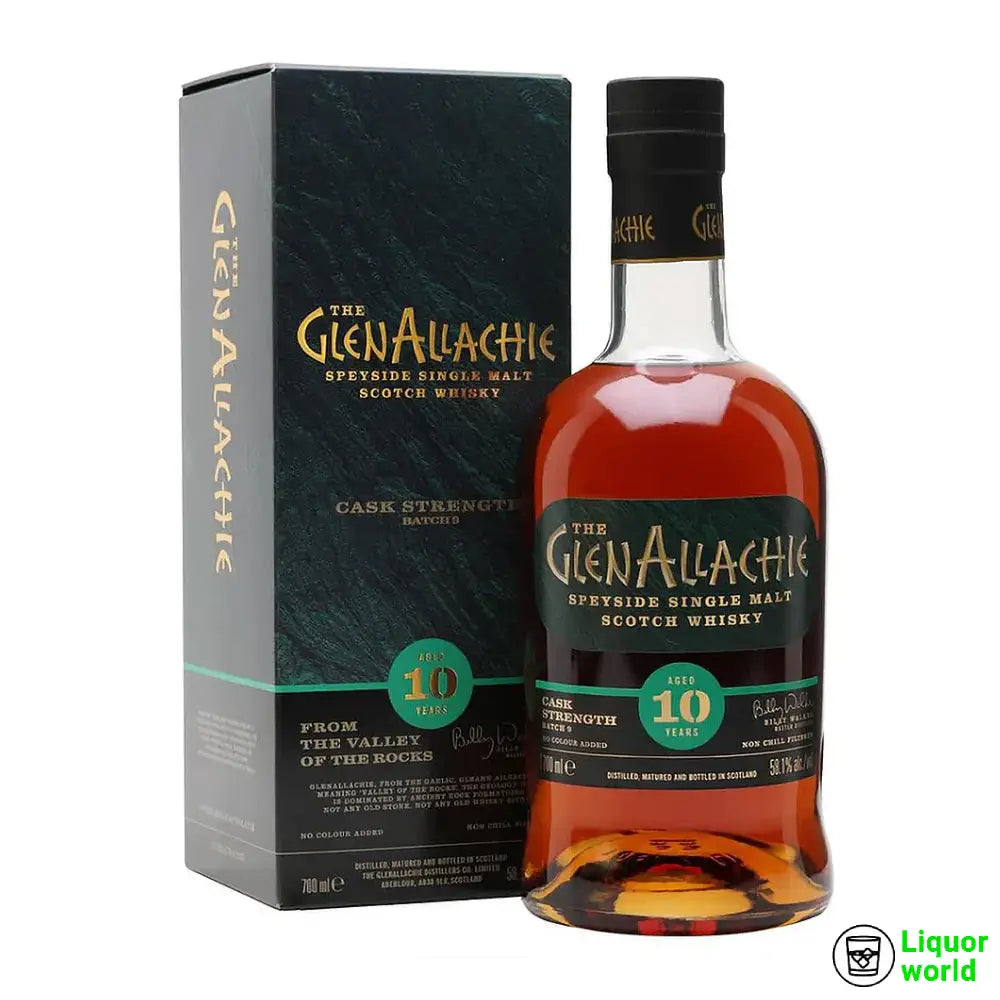 Glenallachie 10 Year Old Cask Strength Batch #9 Single Malt Scotch Whisky 700mL - Liquorworld