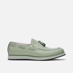 Sage Green Green Tassel Loafers Florsheim Duckie Sage Men's Slip-On Loafers In Green