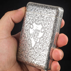 Hand-carved Retro Metal Cigarette Case for 14 Cigarettes Portable Peaky  Blinders Shelby Same Style Cigarette Box Smoking Tools