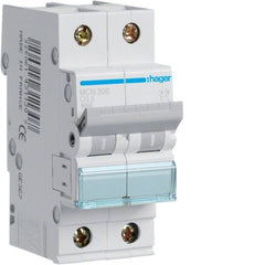 HAGER MCB 2P 6kA C 2M 6 - 63AMP MCN - RIMAL MARINE