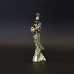 HCHD7759 - Gold Lady with Left Basket