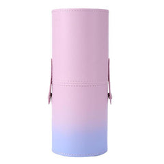 HKM-632659 Gradient PU Leather Makeup Brush Holder Cup – Stylish Storage for All Your Brushes - Multiple Sizes Available