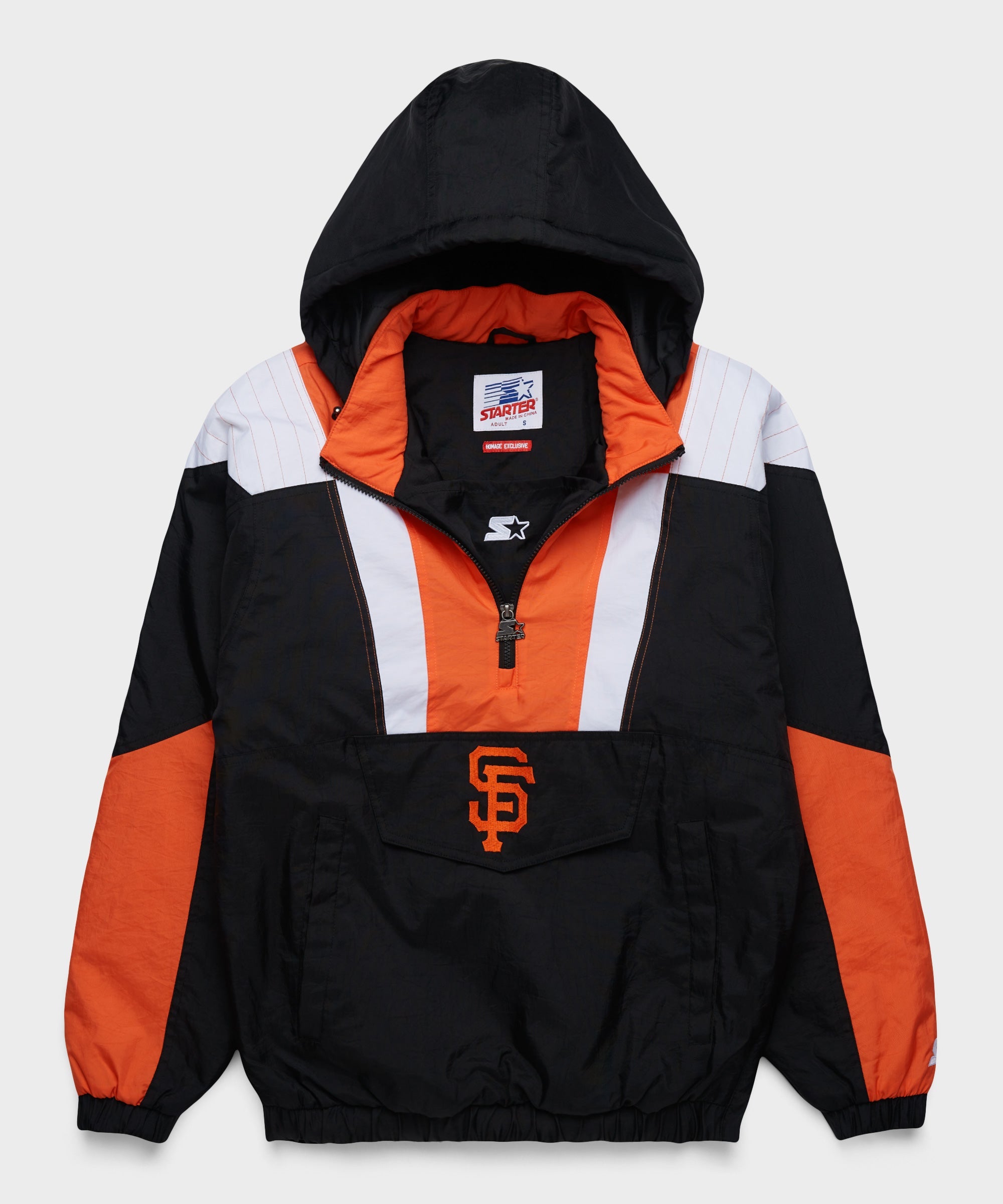 HOMAGE X Starter SF Giants Pullover Jacket::Black