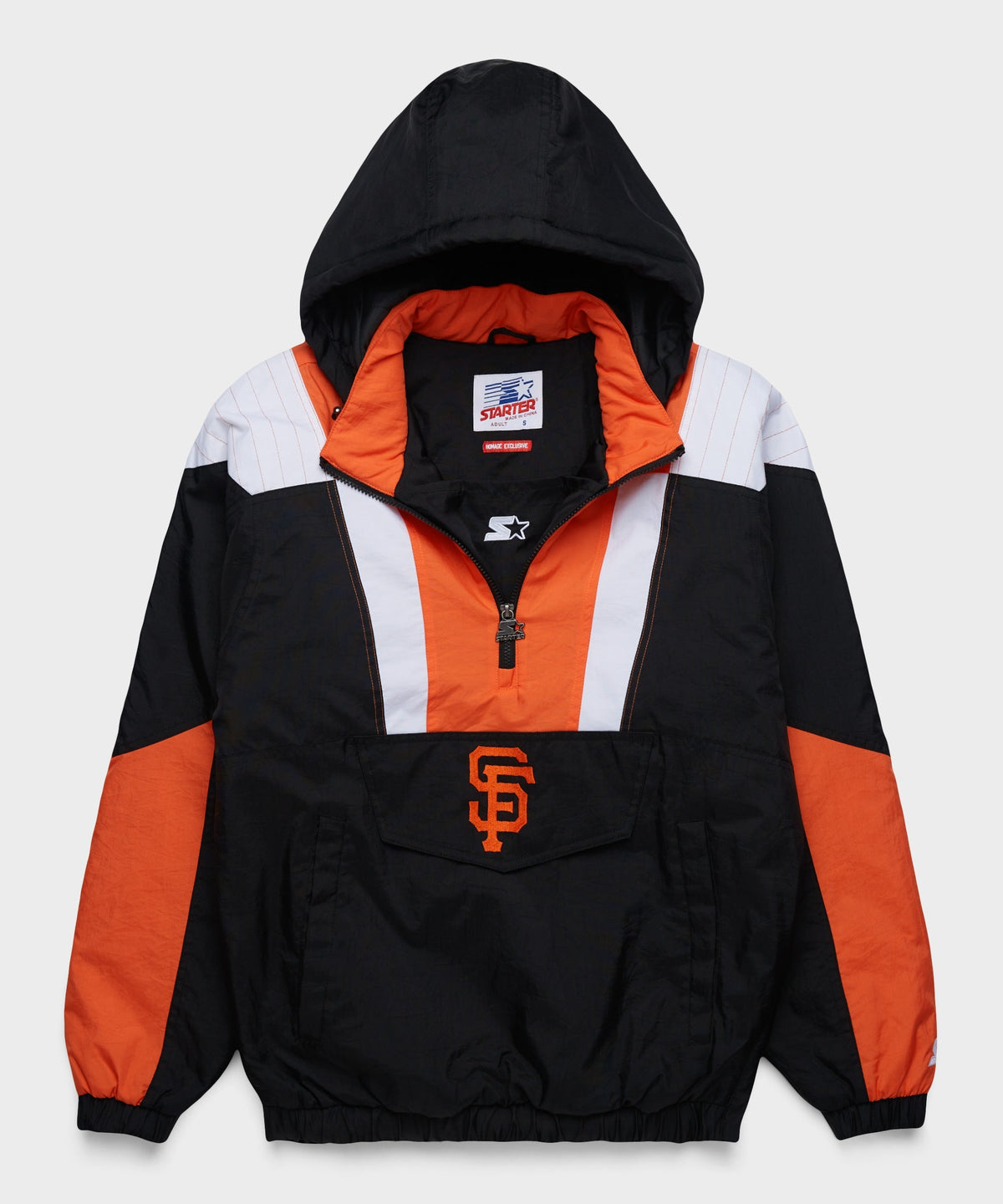 HOMAGE X Starter SF Giants Pullover Jacket::Black