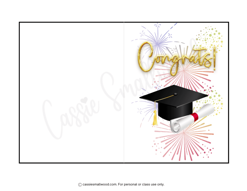 20 FREE Printable Graduation Cards