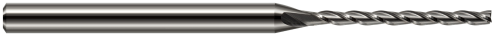 34925 3 FL - 0.0250" Cutter DIA x 0.3120" (5/16) LOC  - Uncoated