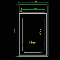 Empty Psa Slab PSA Style Graded Card Slab – Snap Tight, No Glue, Reusable –  Clear Acrylic (35pt) Psa Slab Bumper Guard