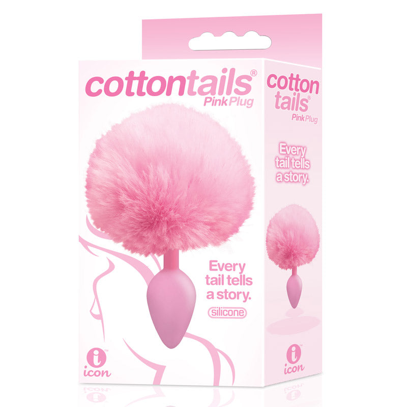 The 9s Cottontails Silicone Bunny Tail Butt Plug