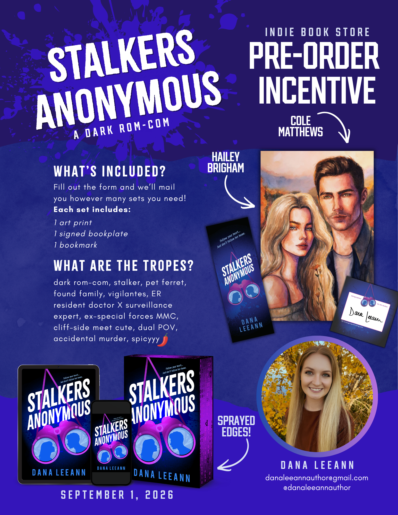 (PRE-ORDER) Stalkers Anonymous by Dana LeeAnn
