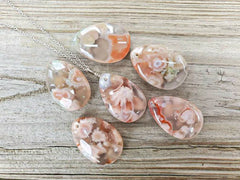 PENDENTIF AGATE FLEUR