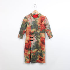Mruen Red Abstract Dress