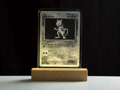Mewtwo Holo 1999 Crystal Card Series