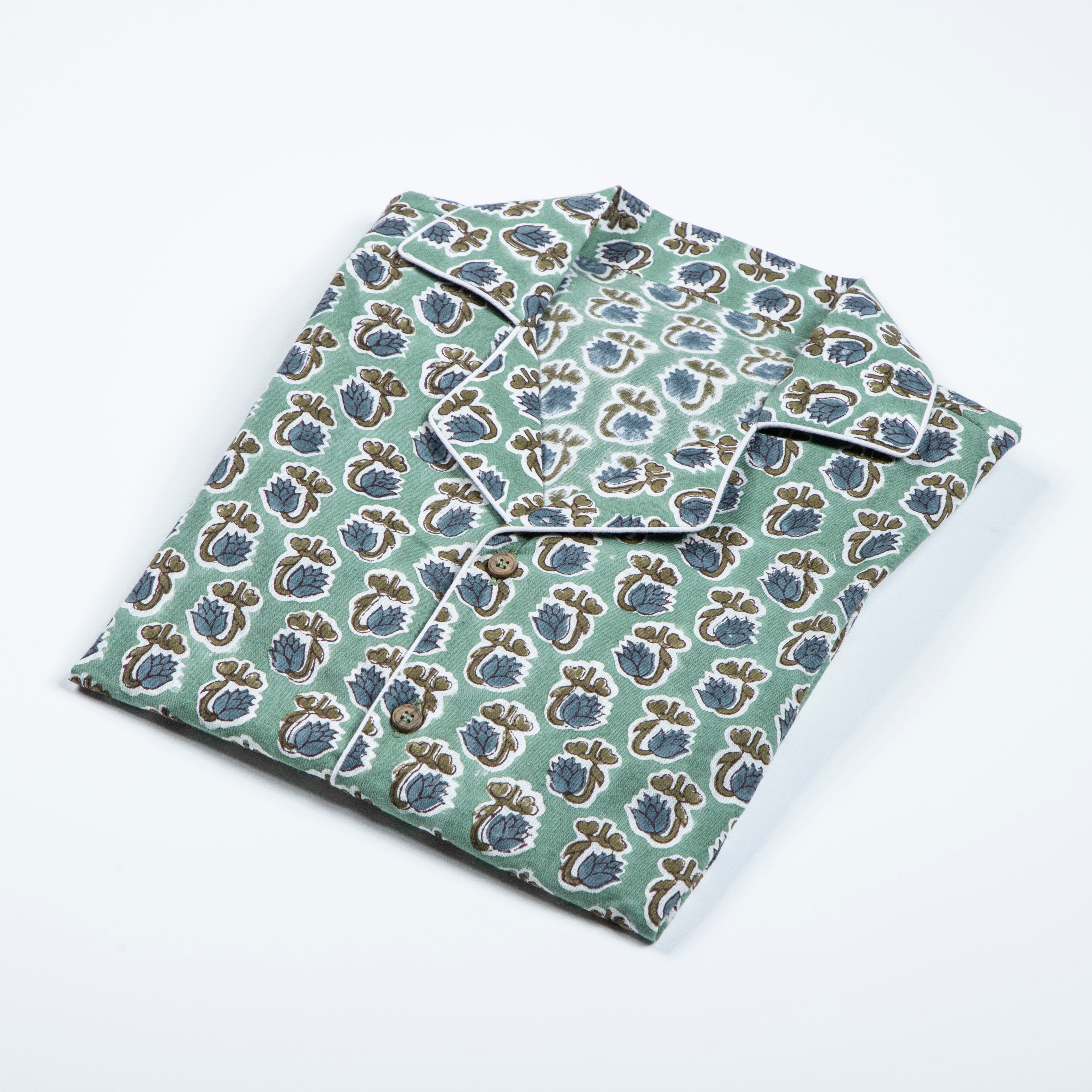 Green Buti Shorts Set