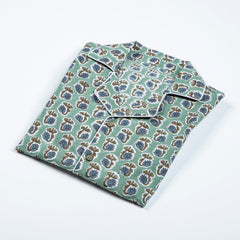 Green Buti Shorts Set