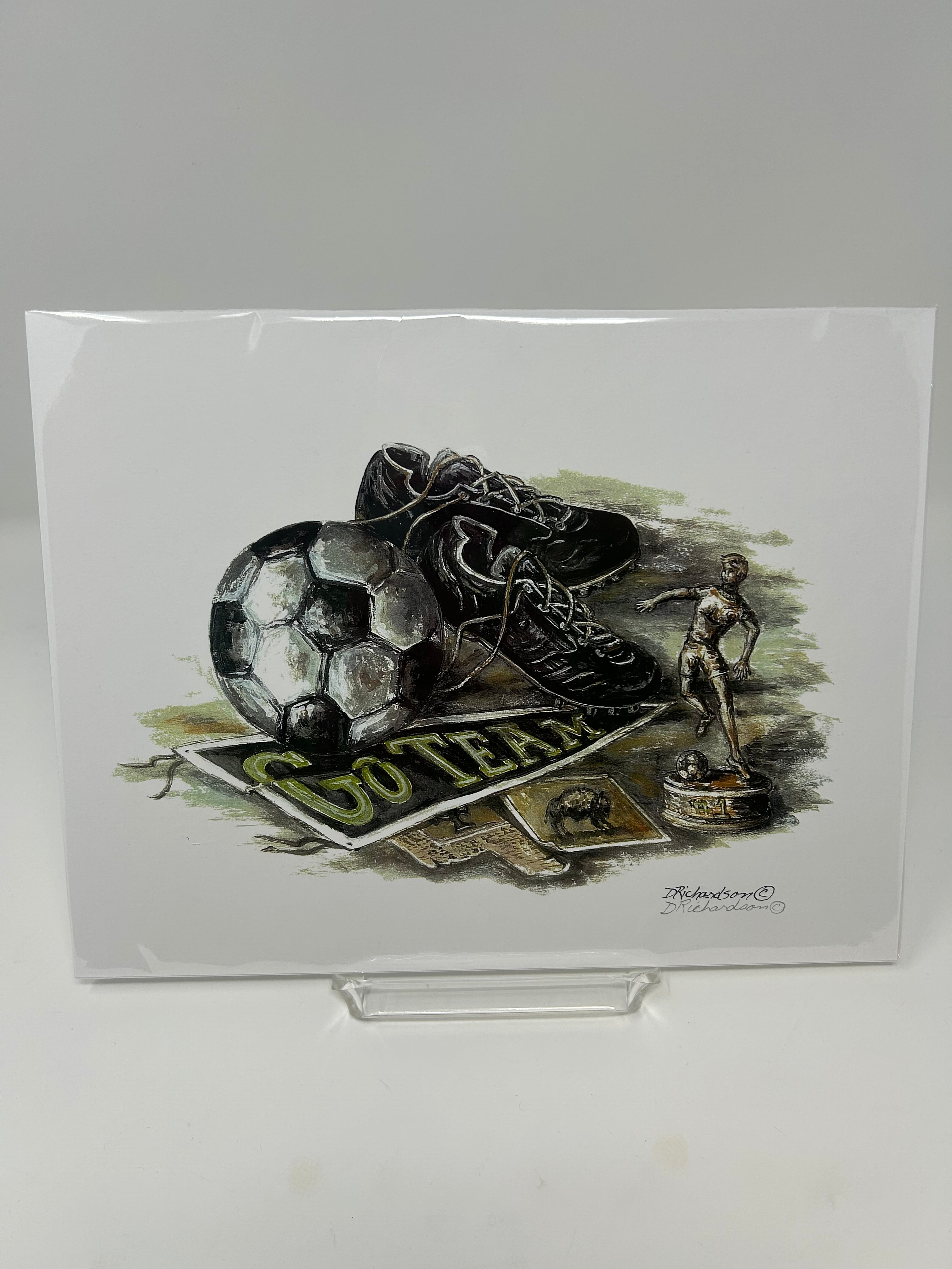 MU Soccer Print