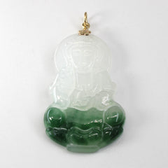 Carved Jadeite Pendant | 74.00ct |