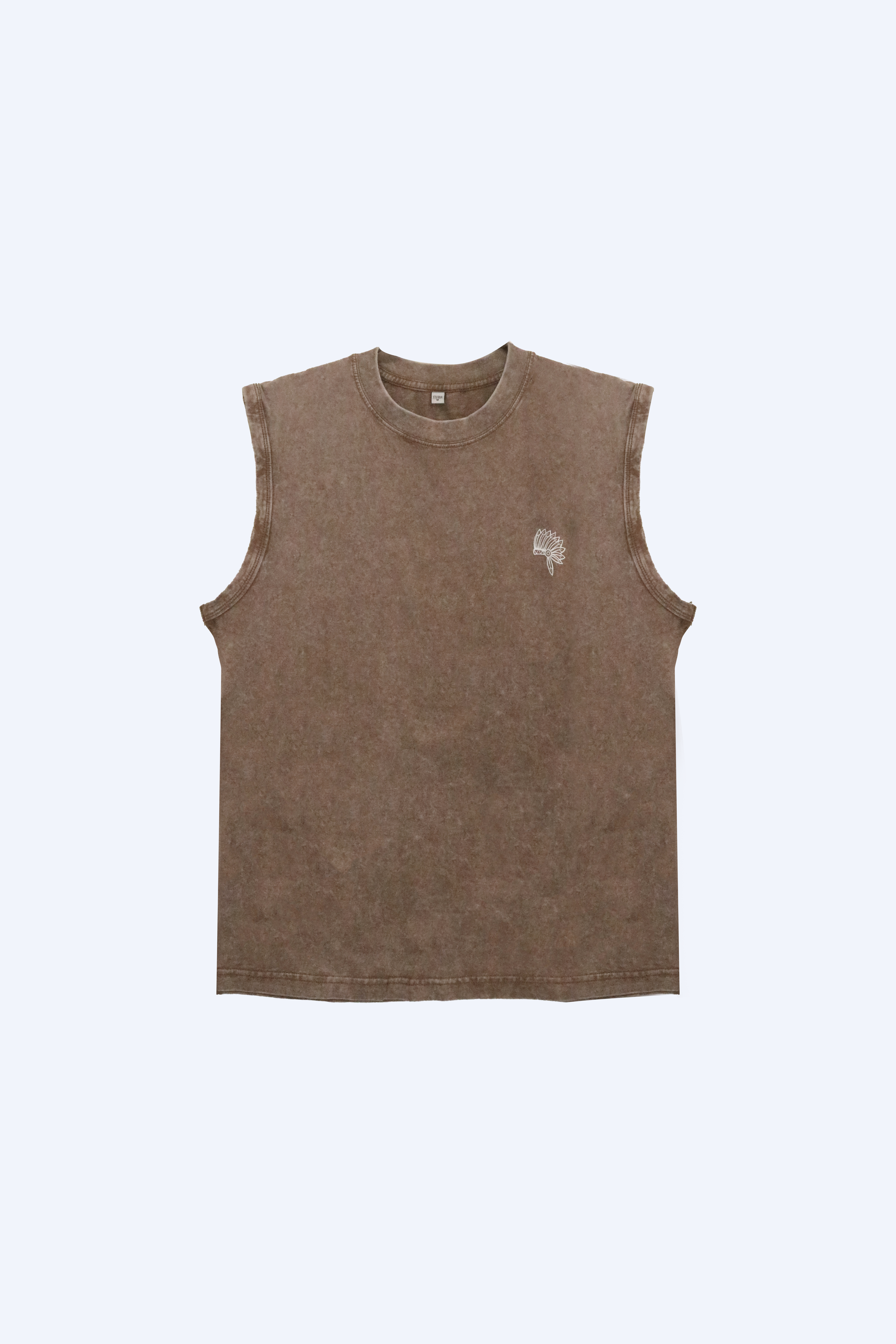 Sleeveless Top (Brown)