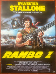 Affiche RAMBO I First blood  Sylvester STALLONE Ted KOTCHEFF 40x60cm