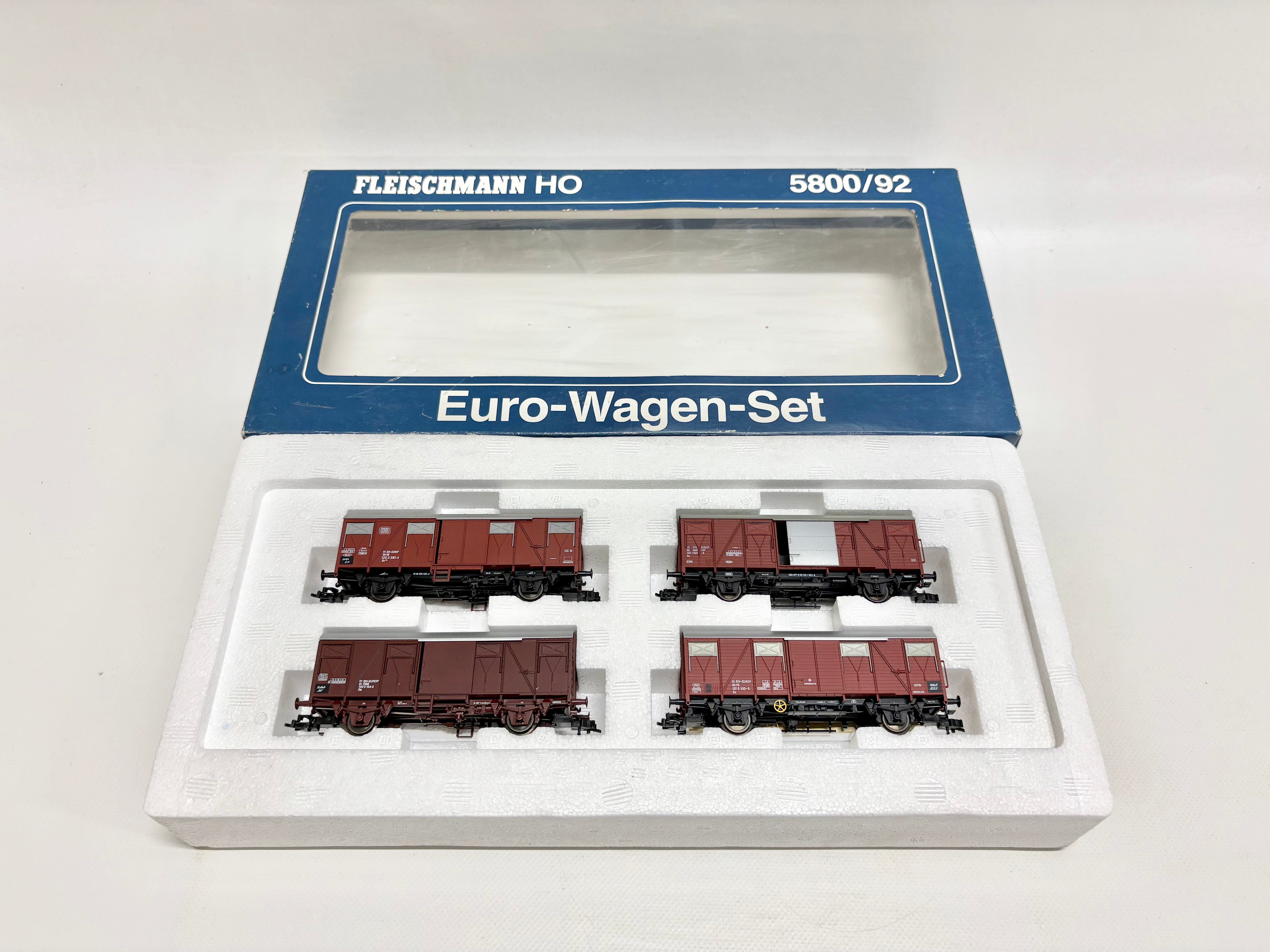 Fleischmann 5800/92 Wagen-Set Eurowagen DC H0