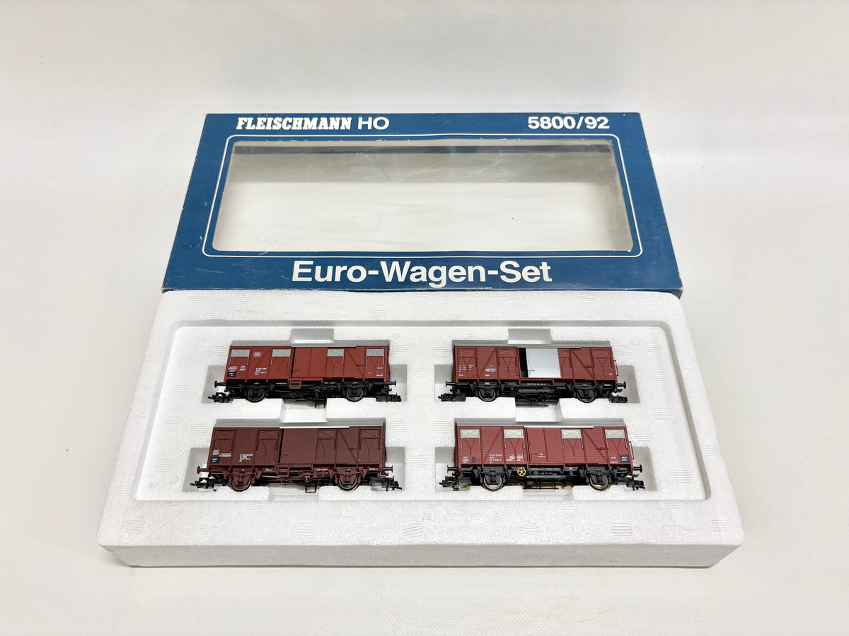 Fleischmann 5800/92 Wagen-Set Eurowagen DC H0