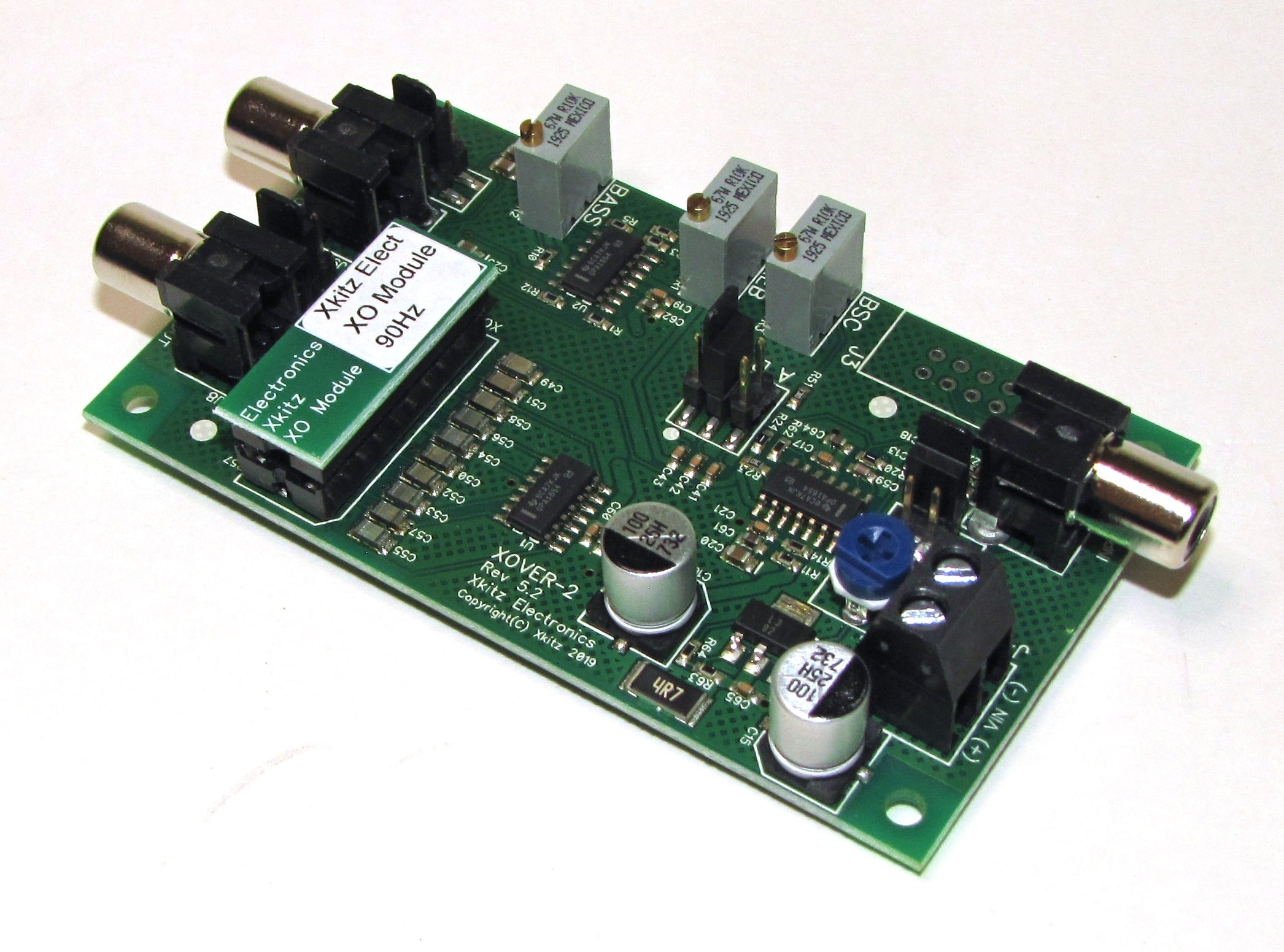 Linkwitz-Riley 2-Way Active Crossover, Fully Assembled [XOVER-2]