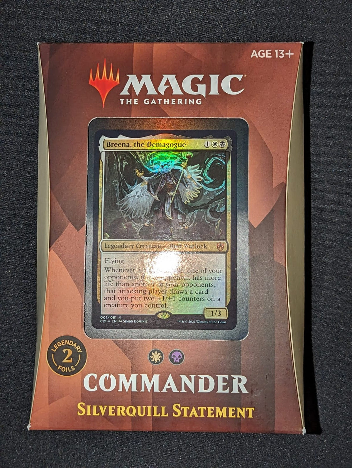 Commander 2021 Deck - Silverquill Statement