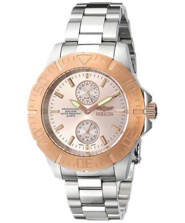 Invicta Pro Diver cadran Rose 200M 14347 montre homme
