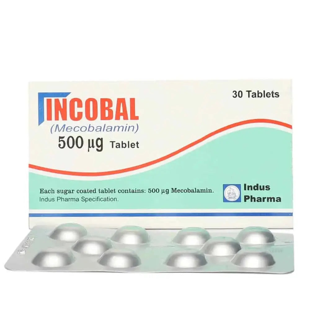 Incobal 500 mcg Tablets – Vitamin B12 for Anaemia