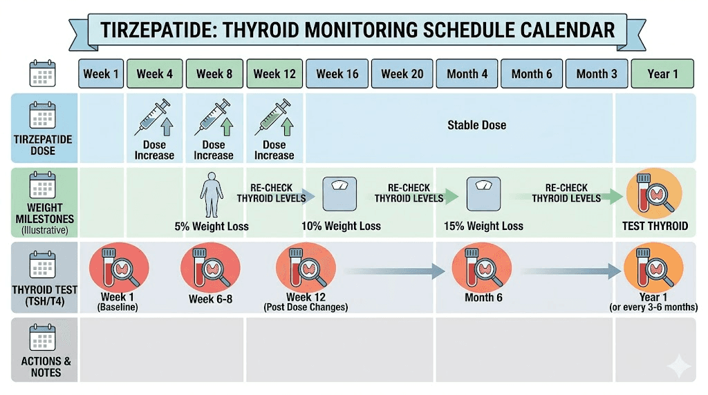 Tirzepatide and levothyroxine: guide to managing both medications safely