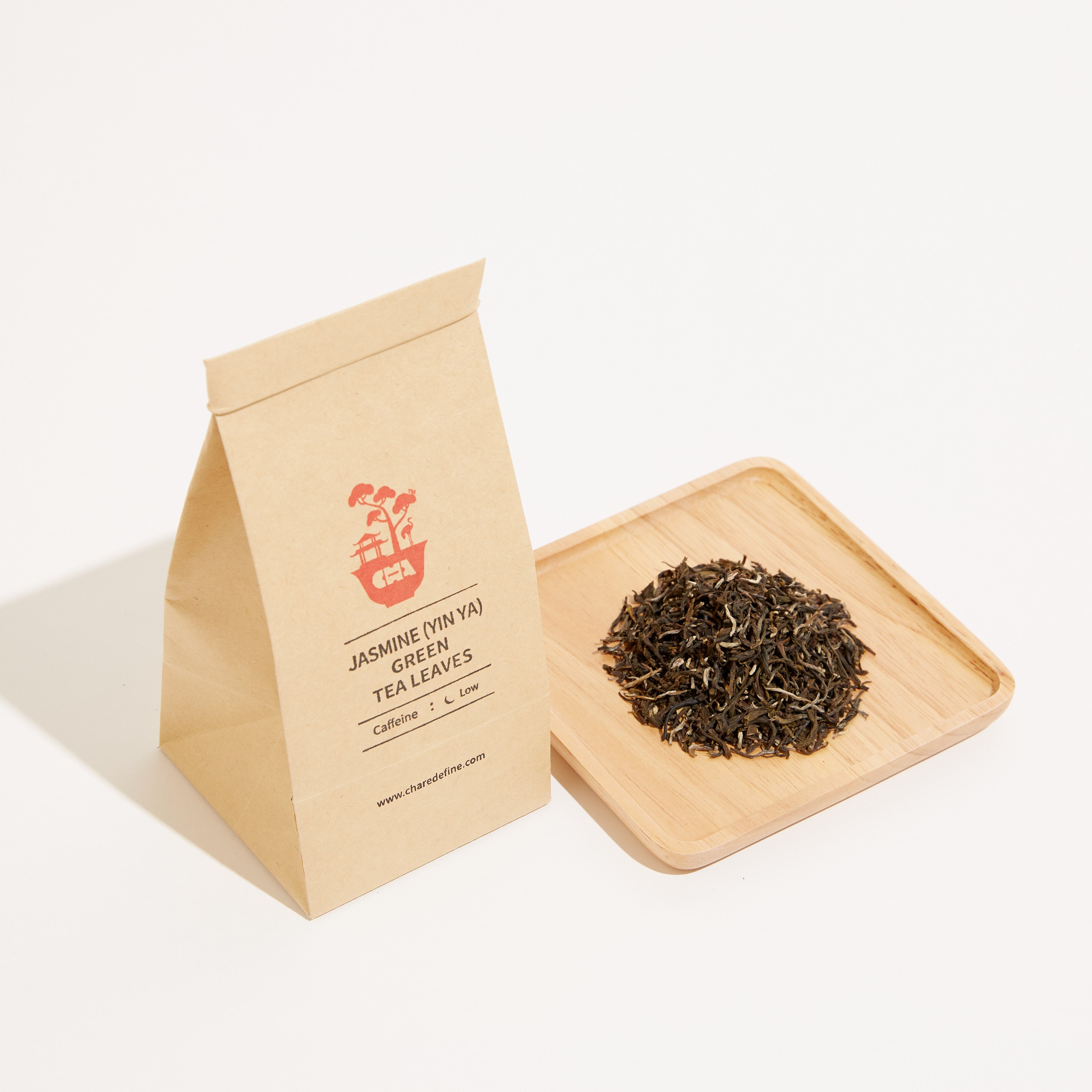 Jasmine (Yin Ya) Green Tea Leaves