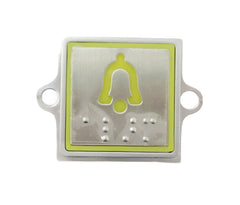 Kone Button Alarm Bell Yellow Flush COP Panel KM863053G085H080