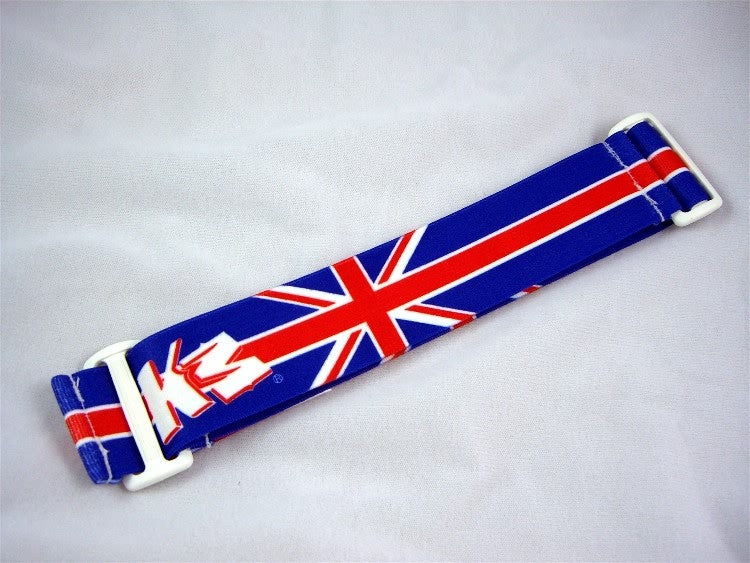 STRAP KM BRITISH FLAG 7"